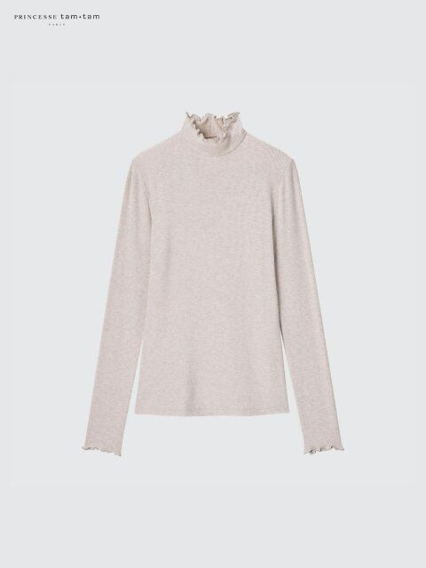 ユニクロの極暖ヒートテックカシミヤブレンドリブハイネックT