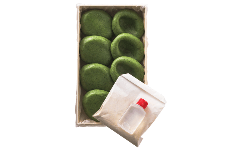 〈志“まん草餅〉の草もち