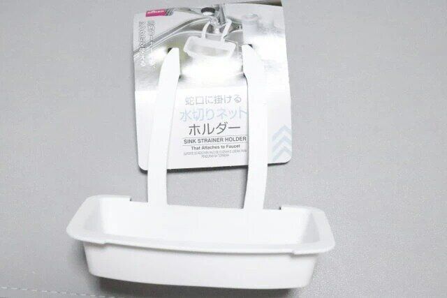 ダイソー 蛇口に掛ける水切りネットホルダー パッケージ