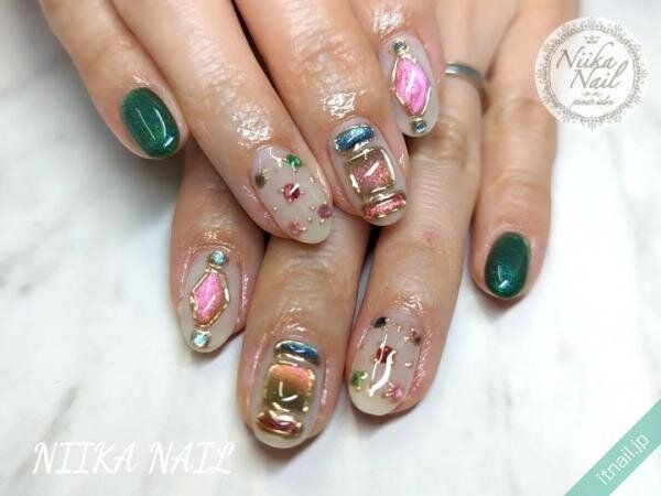 Niika Nailが投稿したネイルデザイン [photoid:I0129895] via Itnail Design (742443)