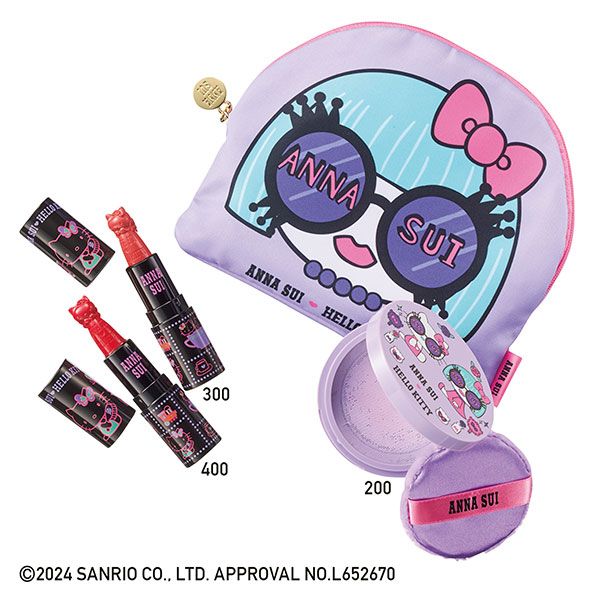 【左】リップスティック KT 【右】ルース フェイス パウダー （ミニ）