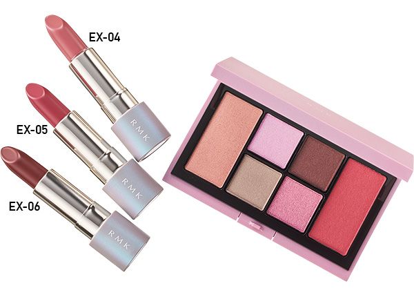 【左】ザ マット リップカラー 【右】ザ ピンク ハイ アイズ ＆ ブラッシュ パレット