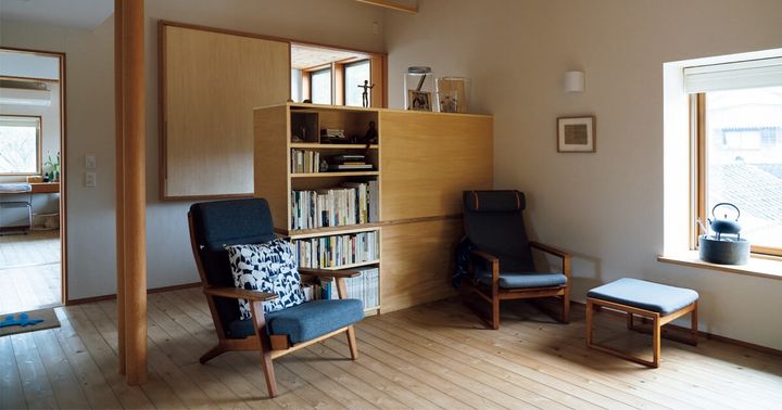 〈月とピエロ〉店主・長屋圭尚／石川県 自宅 2階リビング