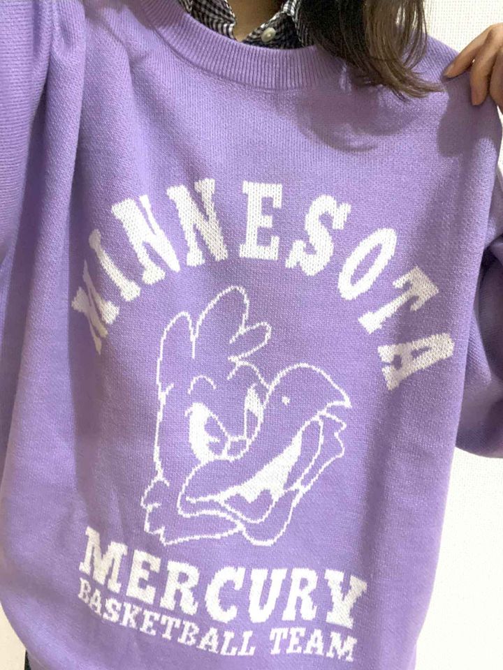 画像: オーバーサイズロゴニット