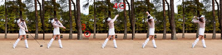 鶴岡果恋のスイングをチェック！見るべきポイントは「フェース向き」