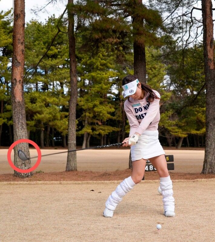 鶴岡果恋のスイングをチェック！見るべきポイントは「フェース向き」