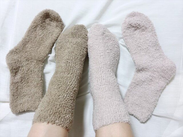 3COINS マシュマロソックス2足セットM 履く