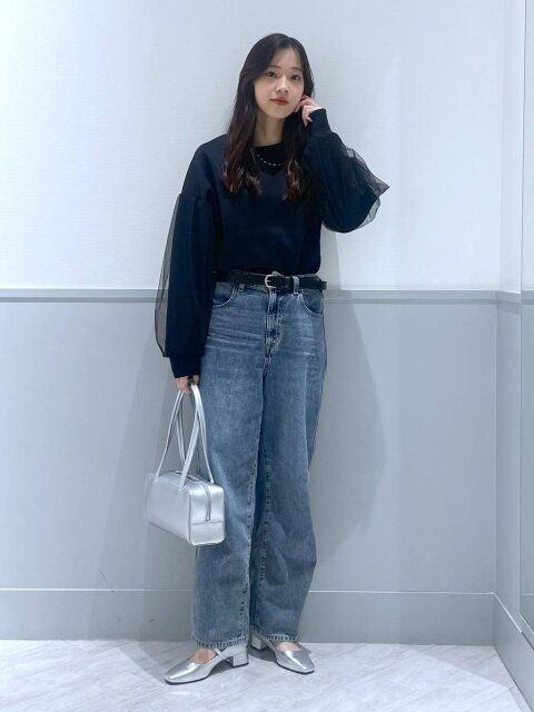 グローバルワークのライトクッション袖チュール