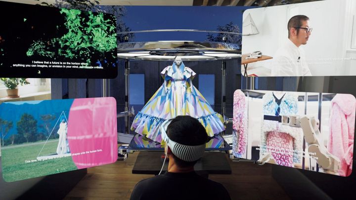 アンリアレイジはサイキーと提携し「AppleVision Pro」専用アプリを配信。 Photo_ Courtesy of ANREALAGE