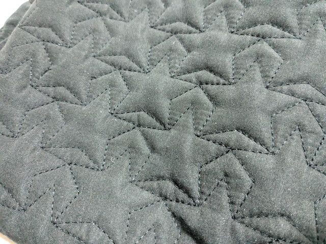 軽量スターキルティングバッグキルト生地