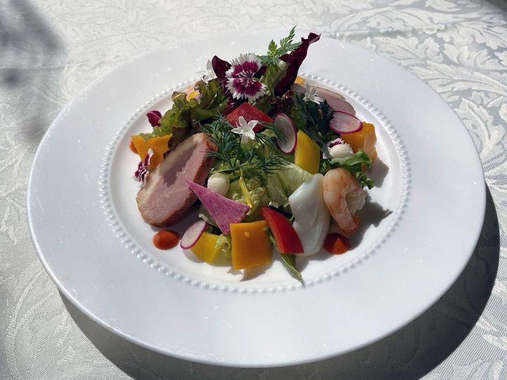 「シェフ特製オードブル2種盛り合わせ」