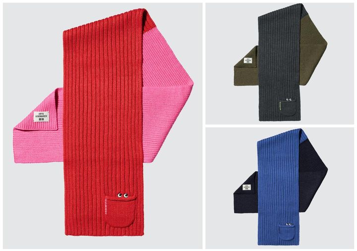 画像: 【UNIQLO×ANYA HINDMARCH】ヒートテックニットマフラー各¥2,990 www.uniqlo.com