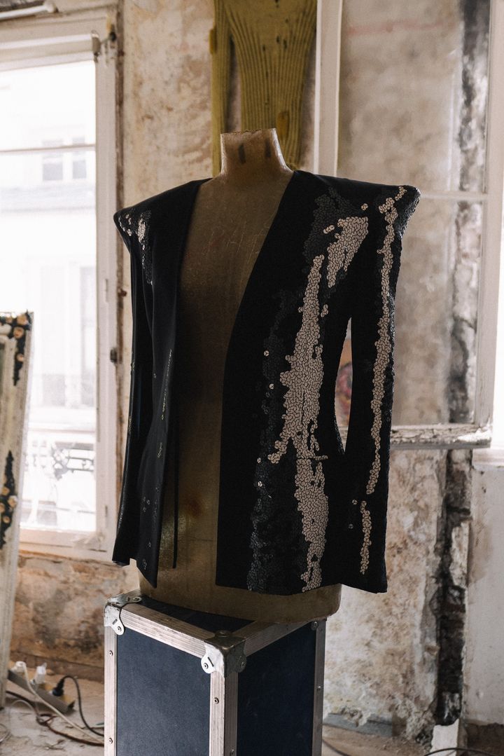 初期〈メゾン マルタン マルジェラ〉のスパンコールジャケット