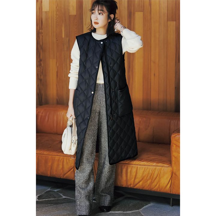 前髪ありのハーフアップ