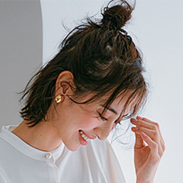 お仕事仕様のハーフアップ