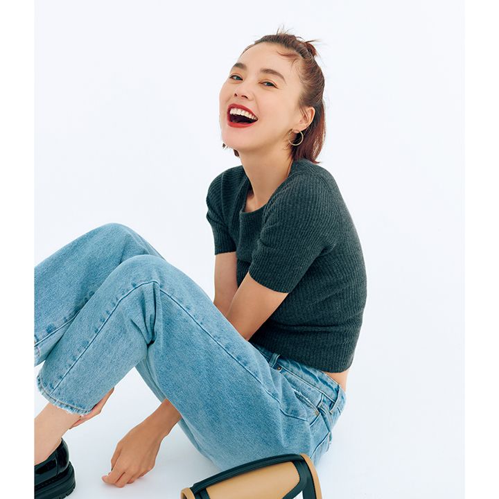 カジュアル派は高めお団子