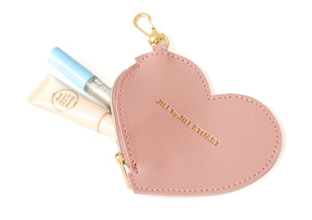 宝島社sweet12月号付録のジルスチュアートハート形ポーチチャーム3