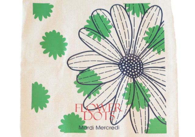 宝島社otona SWEET12月号増刊のマルディメクルディのフラワードッツ柄トートバッグ付録3