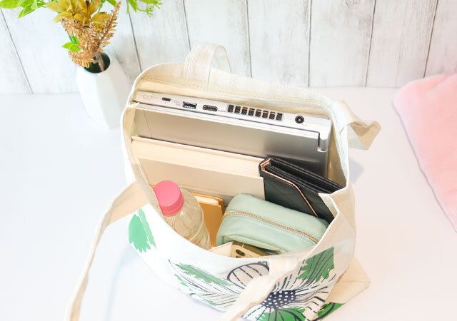 宝島社otona SWEET12月号増刊のマルディメクルディのフラワードッツ柄トートバッグ付録5