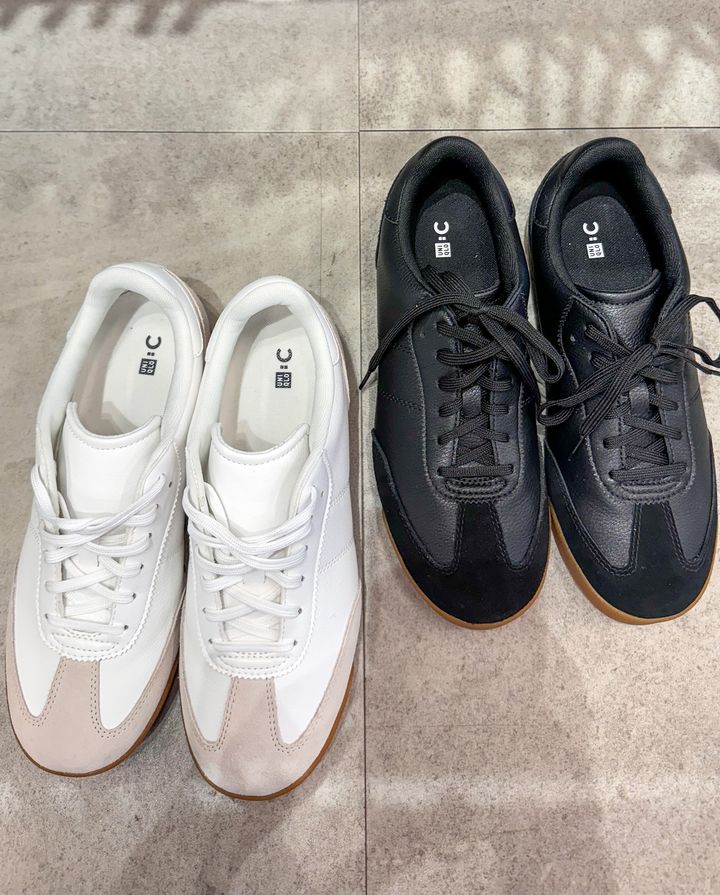 UNIQLO：C「スウェードコンビネーションスニーカー」