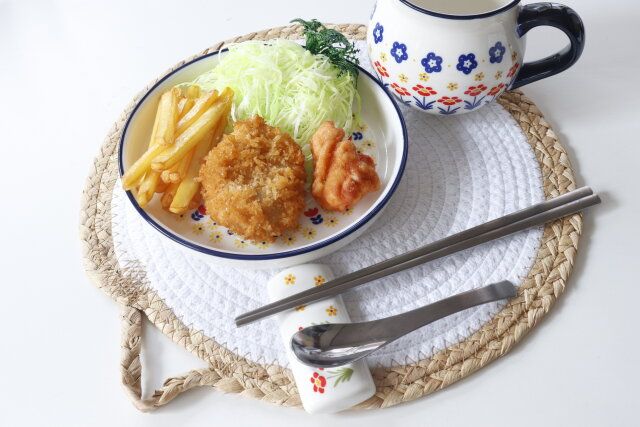 ダイソーのナチュラルな水草ランチョンマット