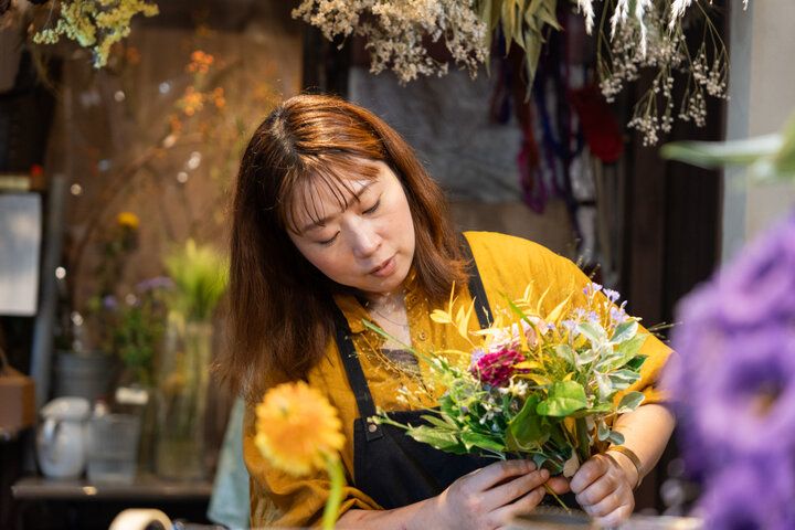 江戸時代後期の蔵の中にオープン♪立川の人気の花屋さん「蔵の花屋 コトハ」