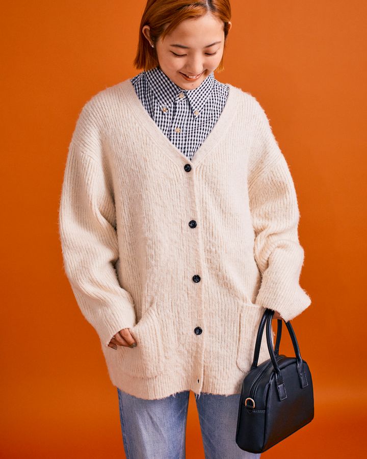 “ニットカーディガン”を投入した秋冬コーデ5選。主役にも脇役にもなって重ね着に便利！【FUDGE FRIEND おしゃれさんの毎日コーディネート】