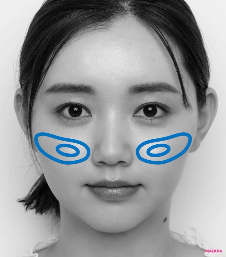 透明感が爆上がり！ 青みピンクチークで元から美肌な人に_4