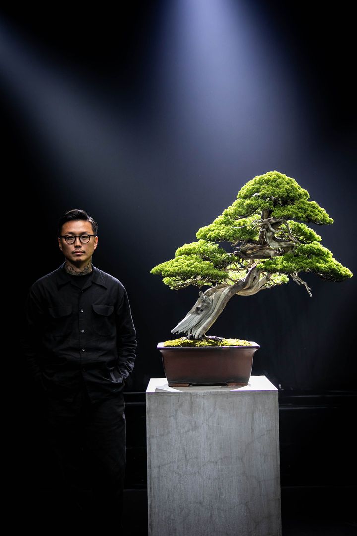 盆栽は人の手から人の手へと渡りながら、鉢の中で何百年も生き続ける究極のヴィンテージだと語る。