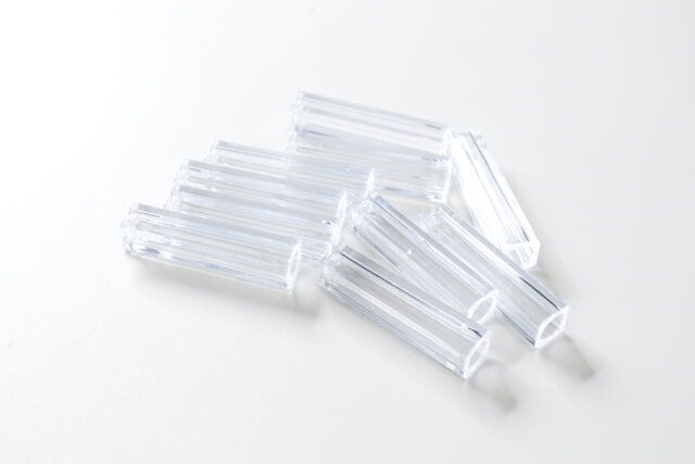 ダイソー 鉛筆キャップクリアましかく10個入 大容量