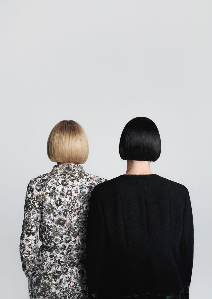 アナ・ウィンターとマーク・ジェイコブス。©︎Nick Newbold/Vogue/Condé Nast Publications