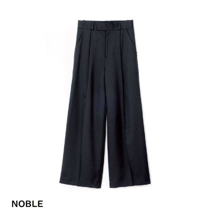 ベイクルーズのブランド「NOBLE」の黒パンツ