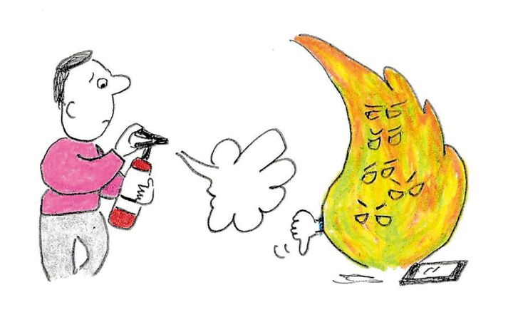 SNS、何げない言葉が一気に炎上することも