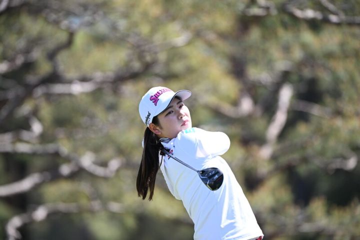 原英莉花のフォローのフェースに注目！どこを向いているかで球筋を操作できる