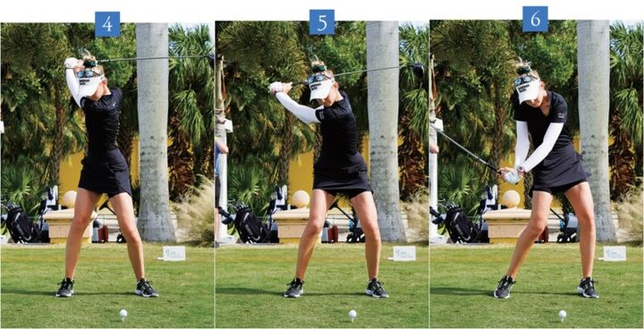 443ヤード飛ばすドラコンプロ、“最強女子プロ”の飛ばしの秘訣を解説！腕がポイント