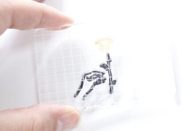 ダイソー スタンプシート（デコレーション用） 使用例