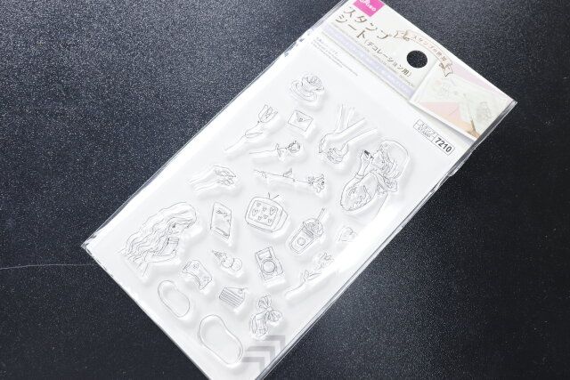ダイソー スタンプシート（デコレーション用）