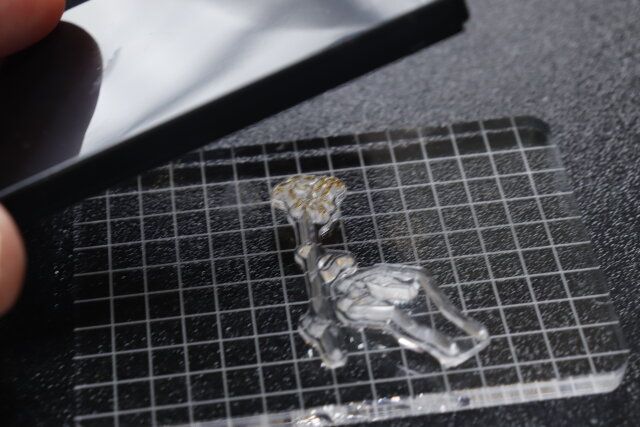 ダイソー スタンプシート（デコレーション用） インク塗布