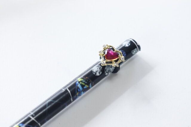 セリアのネイルブラシ用シリコーンリング使用例