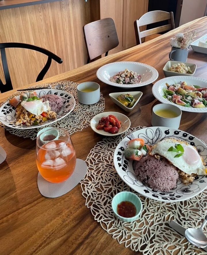 ガパオライスをメインにランチ誕生日会 かがやき隊・杉田美紀さん