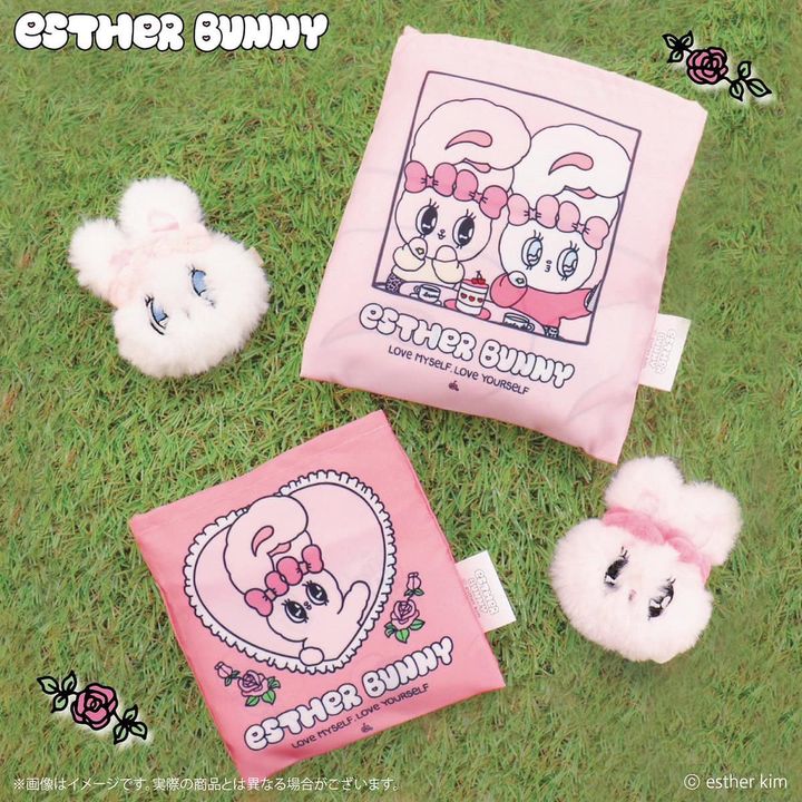 エコバッグ、ぬいぐるみバッジ 