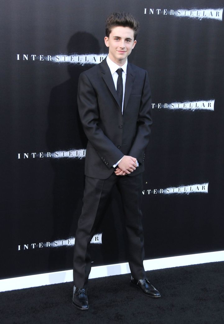 2014年、『インタースタラー』のプレミアにて。