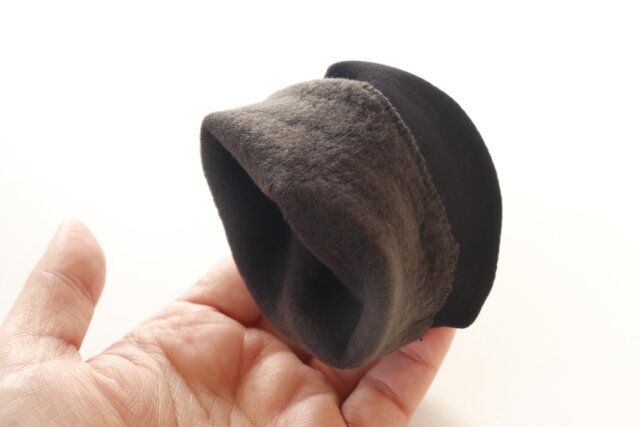 ダイソー 保温つま先カバー（裏起毛） 裏起毛