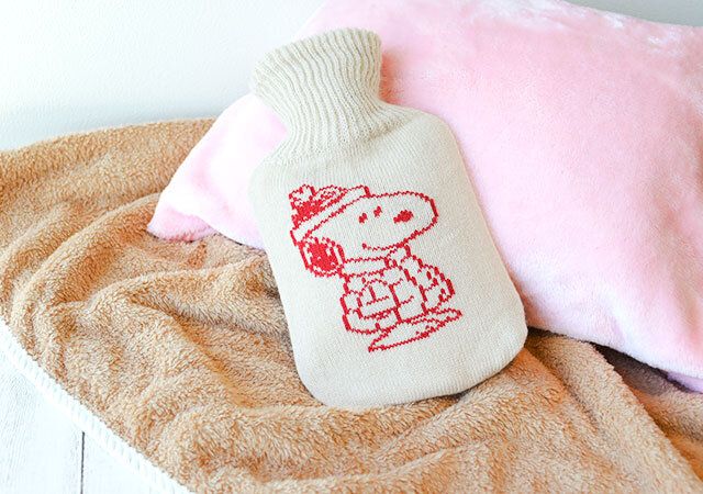 付録 スヌーピー ミニ湯たんぽ 使用例