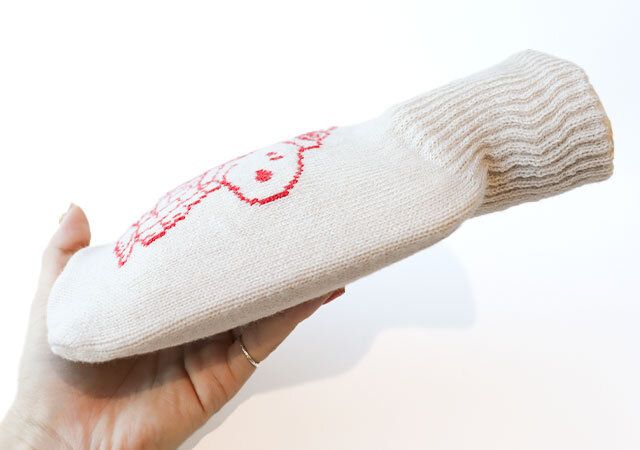 付録 スヌーピー ミニ湯たんぽ サイズ感