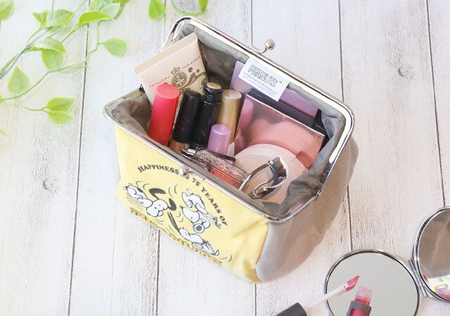 付録 スヌーピー がま口ポーチ コスメポーチ