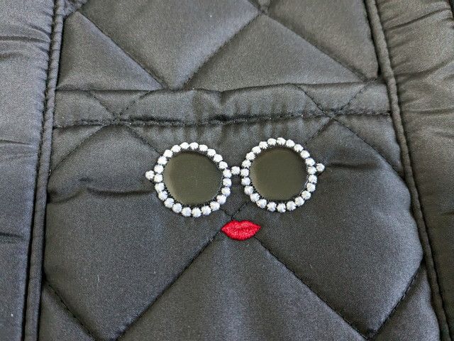 アジョリーキルティングバッグパールサングラスちゃん