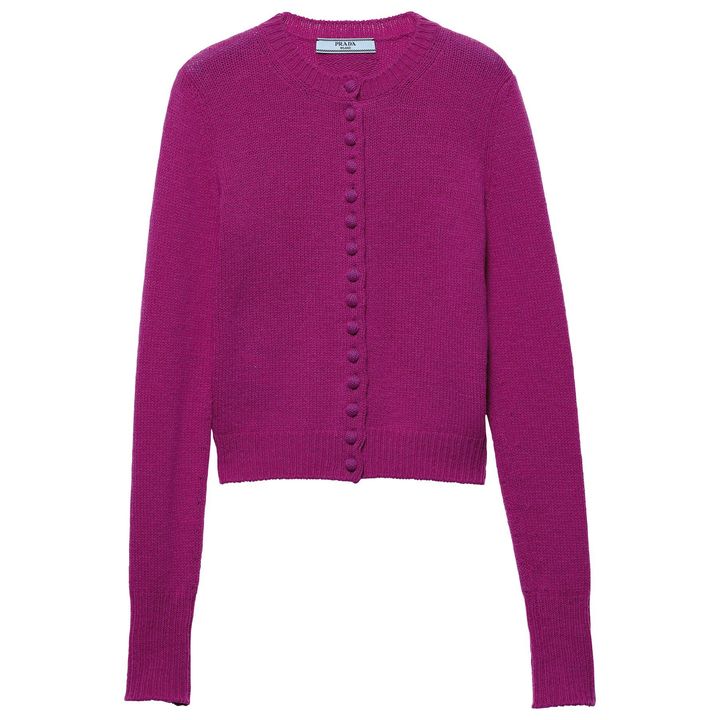 カーディガン￥363,000 （予定価格）／PRADA （プラダ クライアントサービス）