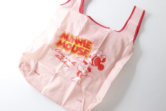 ダイソー 折りたたみショッピングバッグ デザイン
