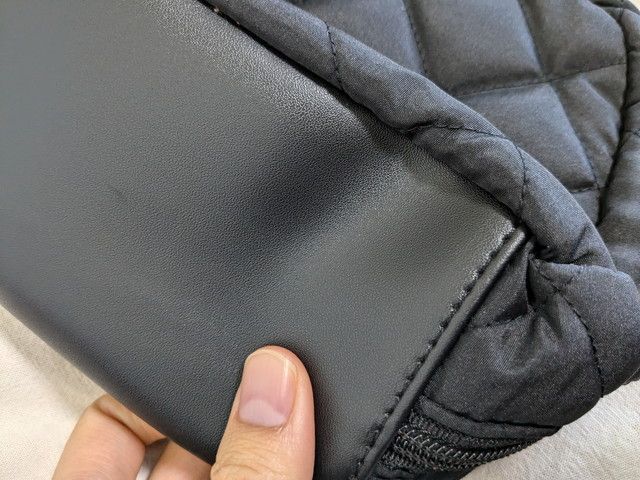 整理上手なBIGバニティポーチマチ部分